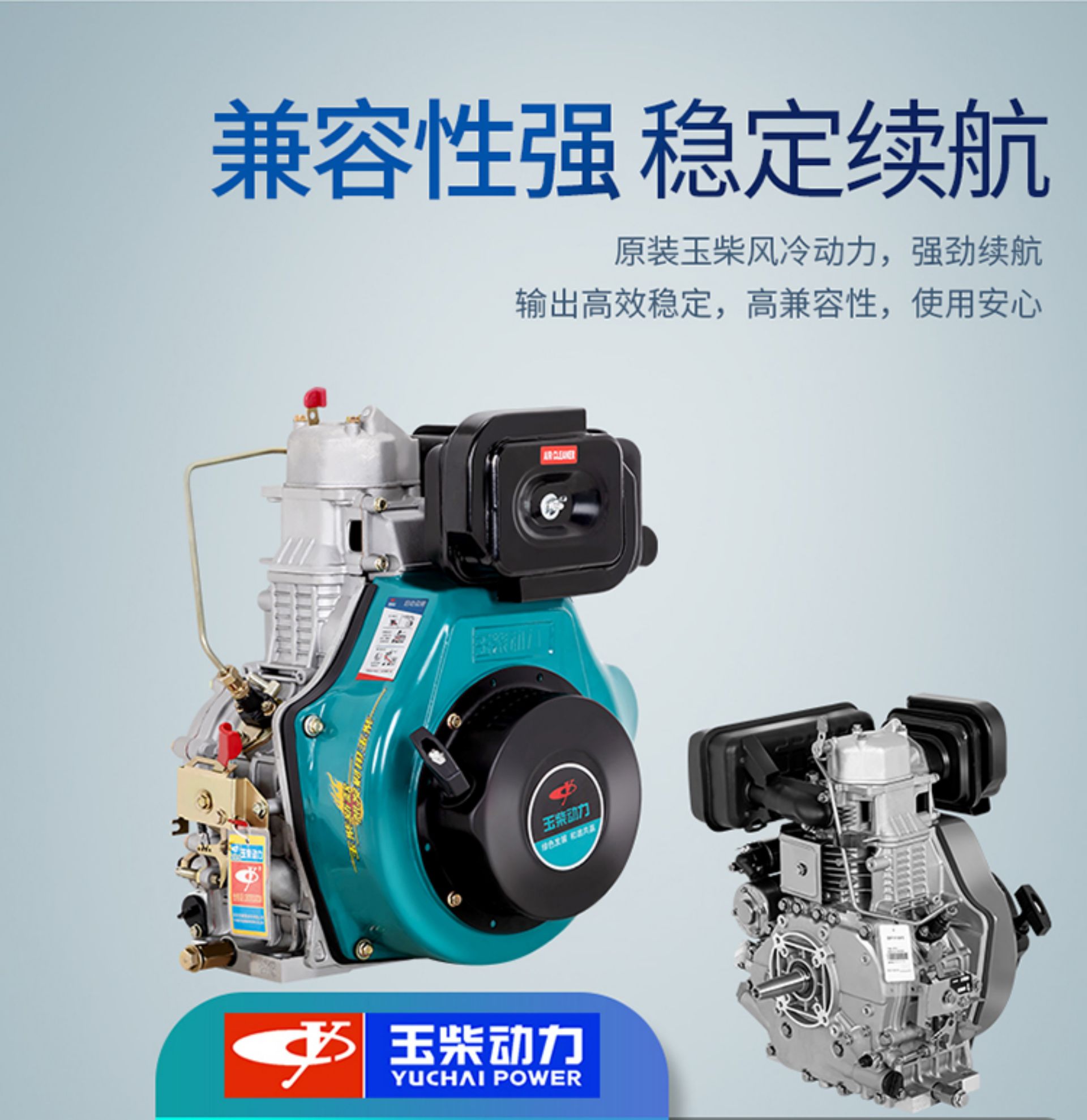 Electric Start 1.0KW Open-Frame Independent Motor(图4)