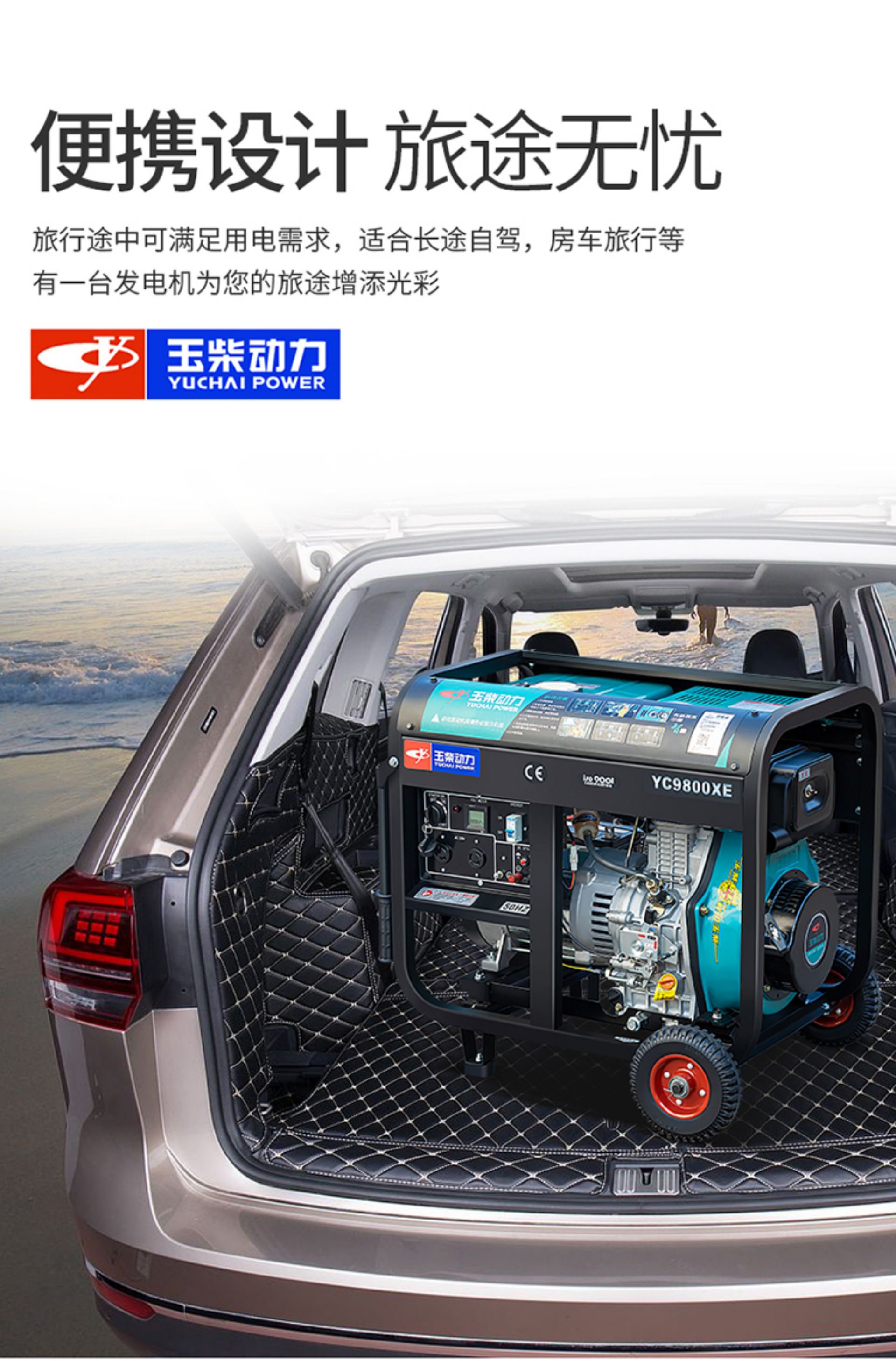 Electric Start 1.0KW Open-Frame Independent Motor(图11)