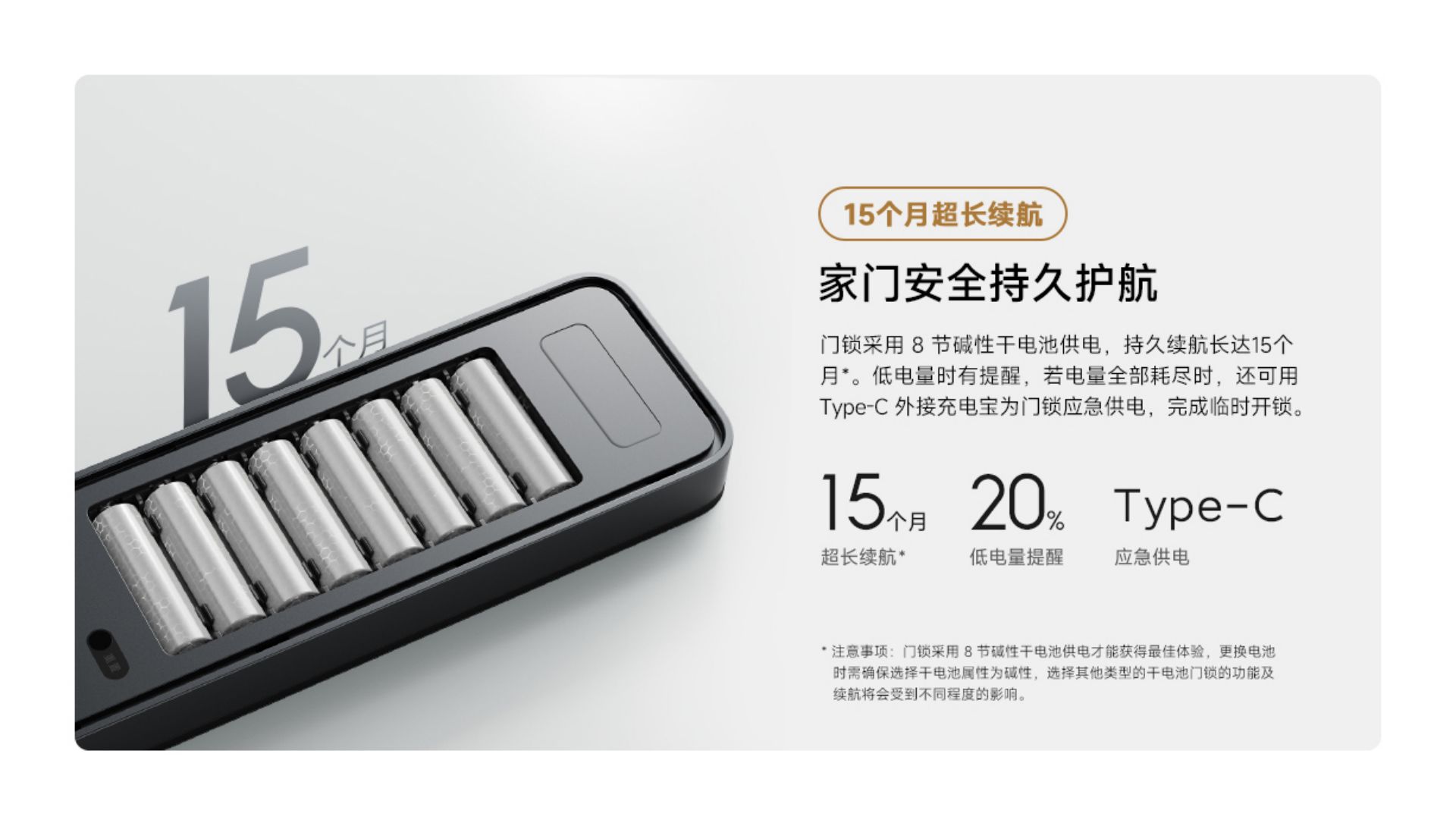 Xiaomi Smart Door Lock E20 (WIFI Version)(图16)