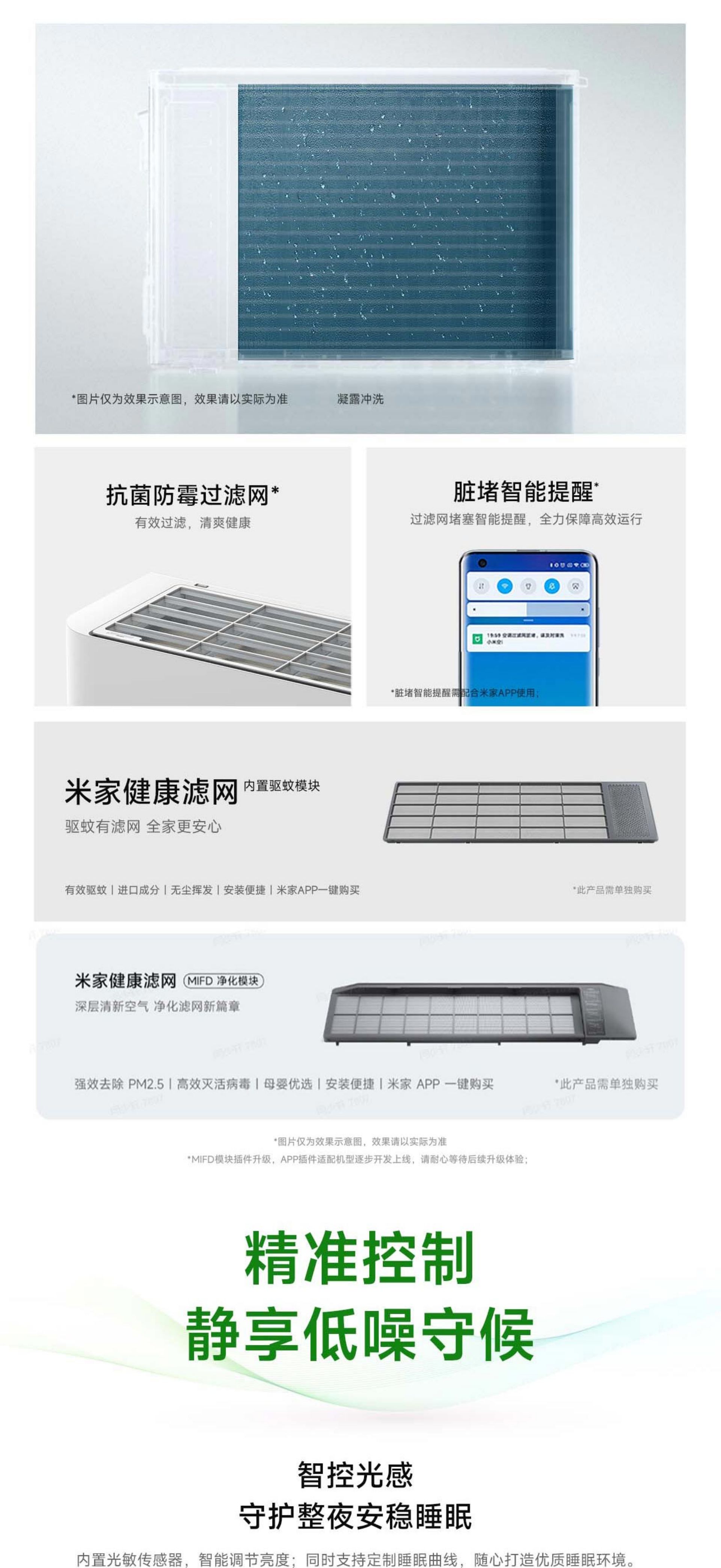 Xiaomi Air Conditioner - Energy-Saving 1.5 Ton, New Grade 1(图8)