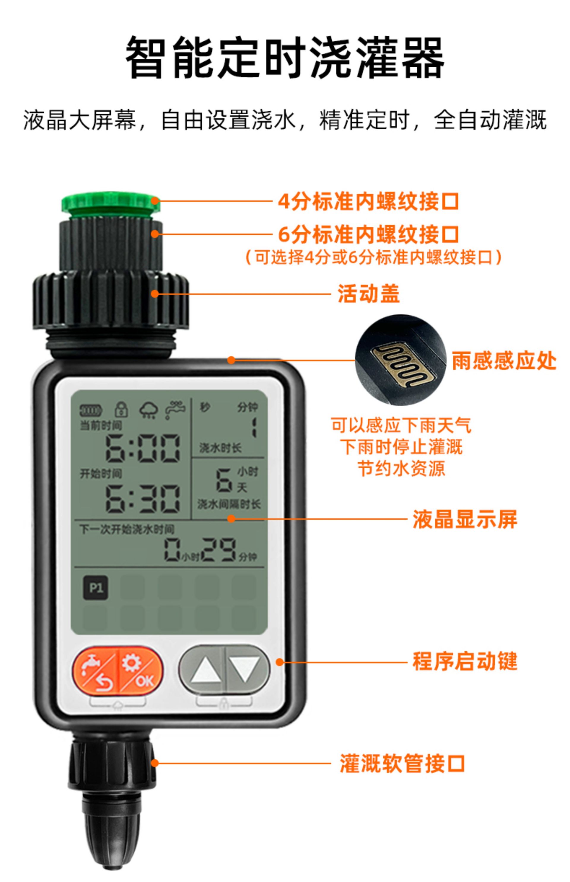 Complete Automatic Drip Irrigation & Watering Timer Kit for Plant Wall Pots - Balcony Garden Smart Irrigation Watering System(图15)