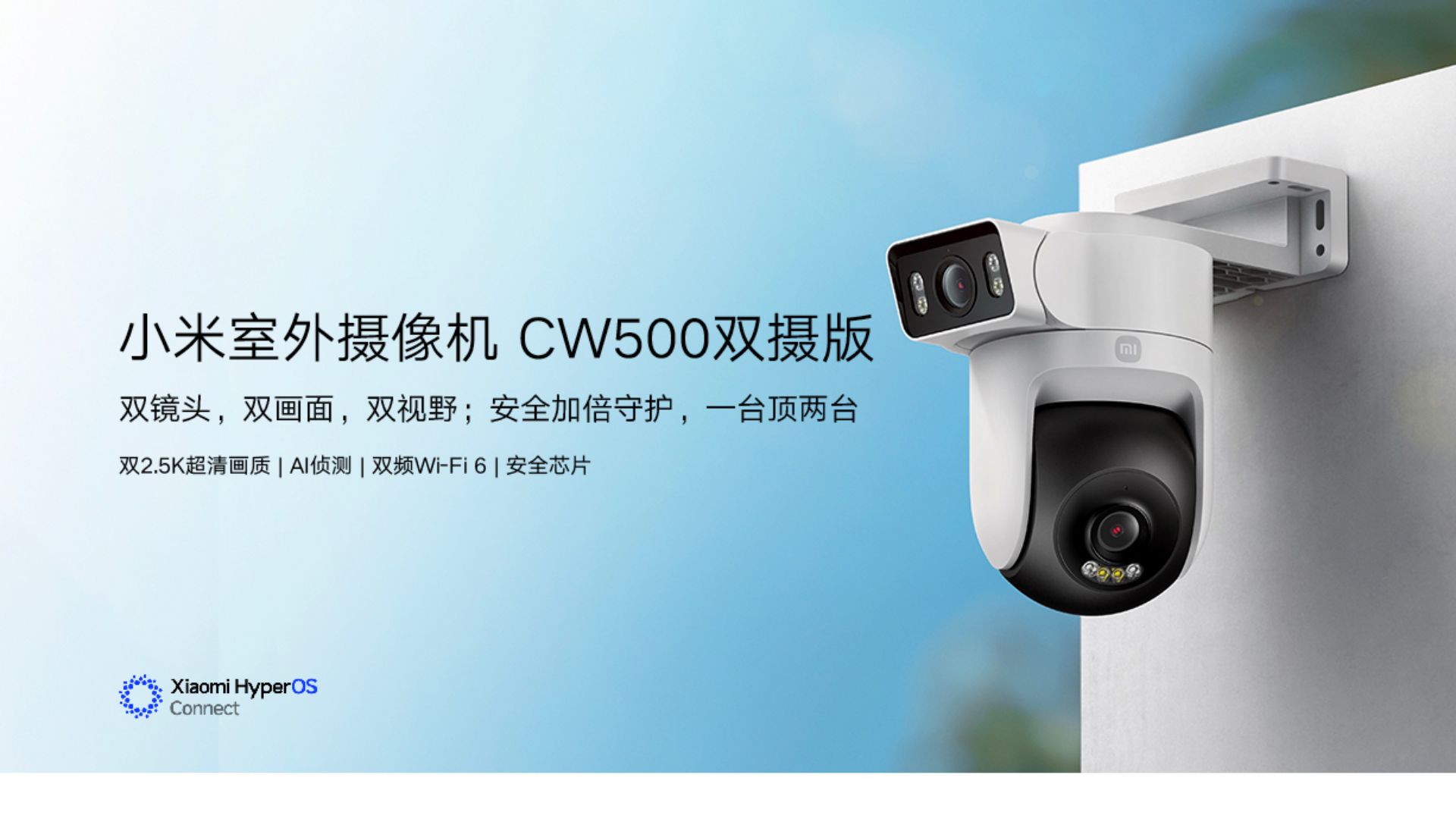 Xiaomi Outdoor Camera CW500 Dual-Lens Version(图1)