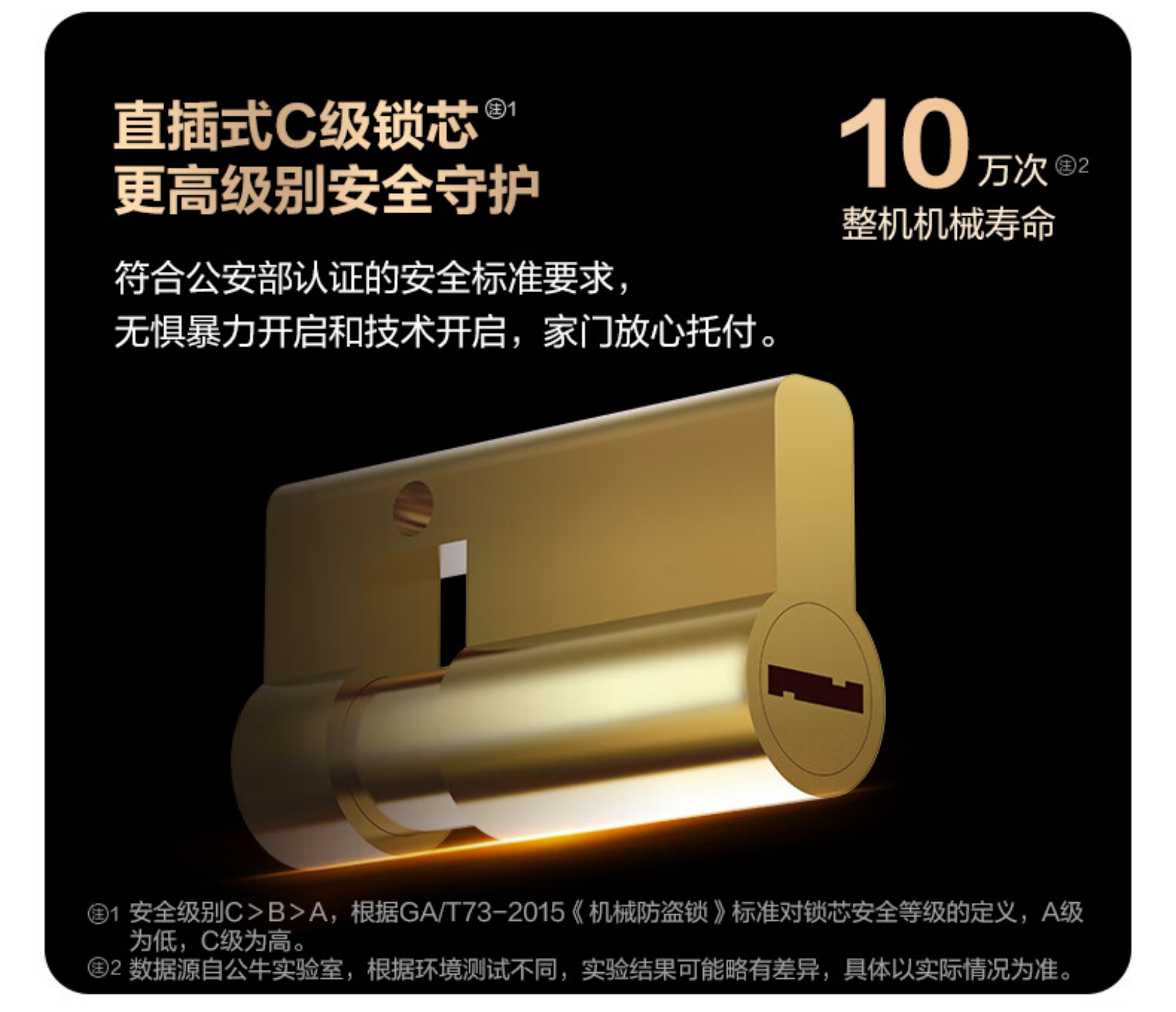 Entry Door Electronic Lock - Bull Z32 (Meteorite Black), Semi-Automatic(图11)