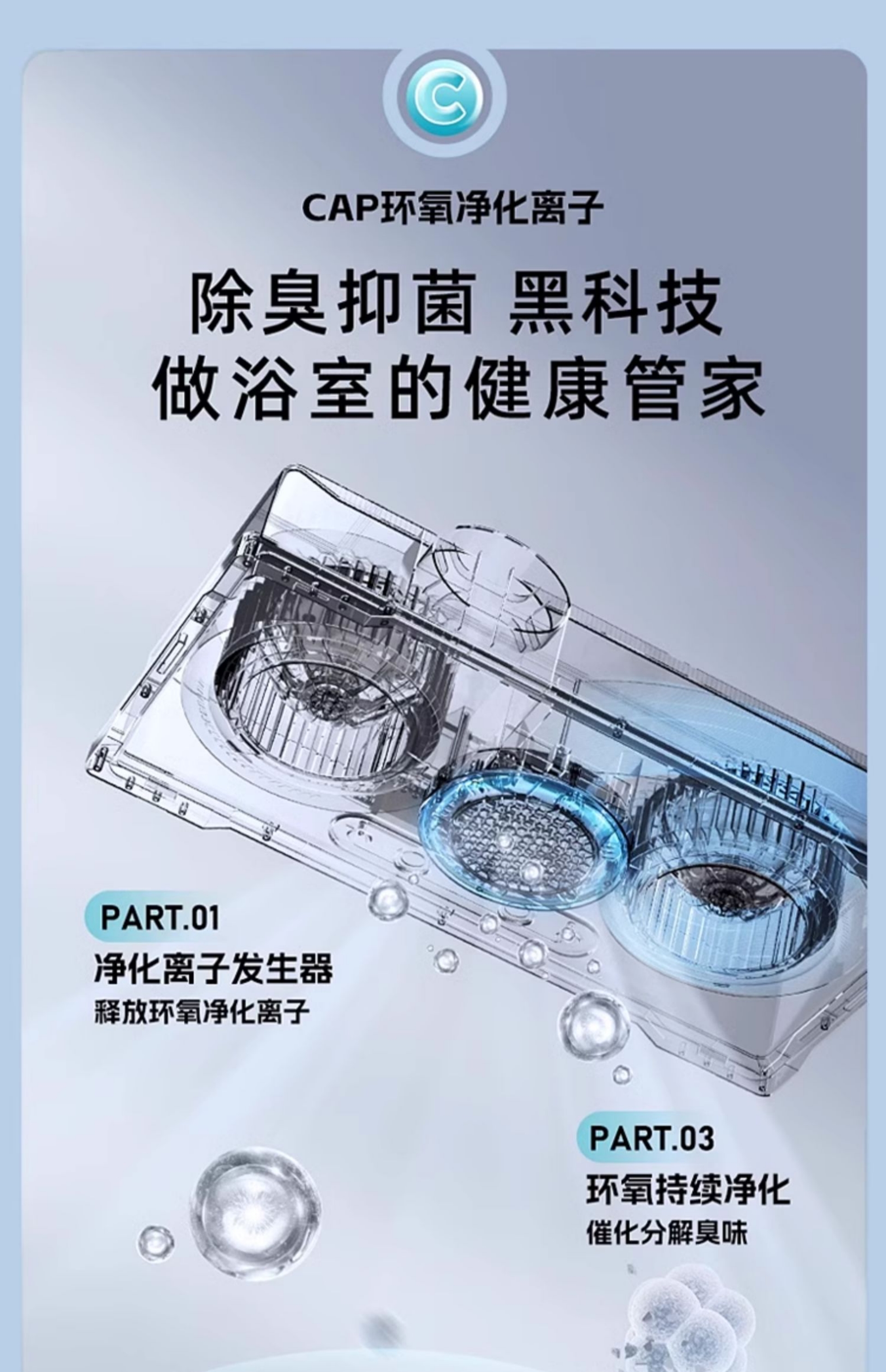 6D Bacteria-Inhibiting Heat Ring with Full-Screen Lighting - Voice & Touch Control + 48W Long-Lasting Lamp(图3)