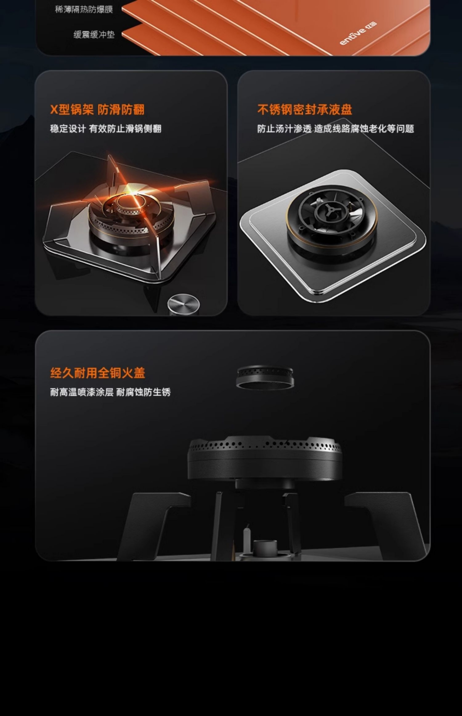 MT33 + M617S Smoke Hood & Gas Stove Set (Liquefied Petroleum Gas Version)(图3)