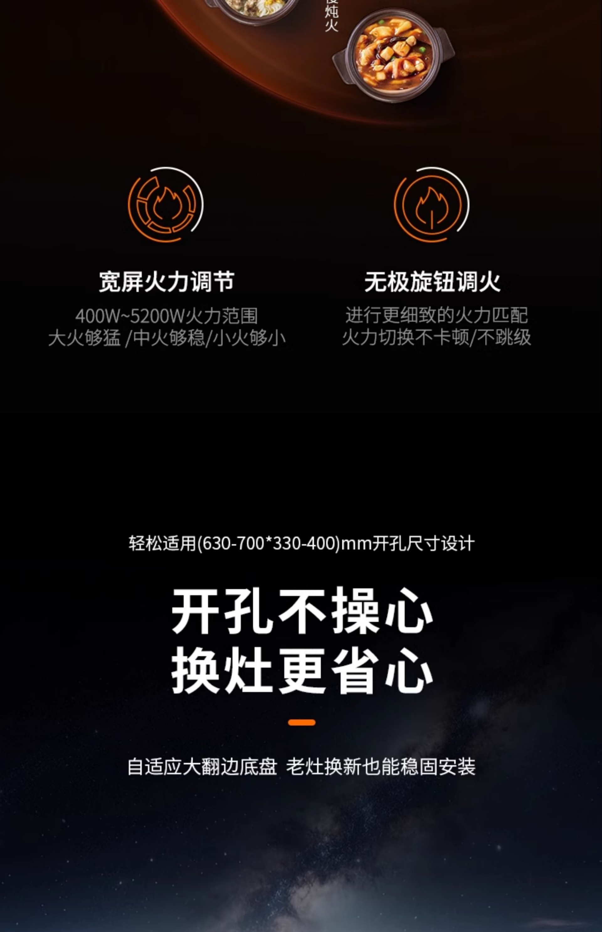 MT33 + M617S Smoke Hood & Gas Stove Set (Liquefied Petroleum Gas Version)(图9)