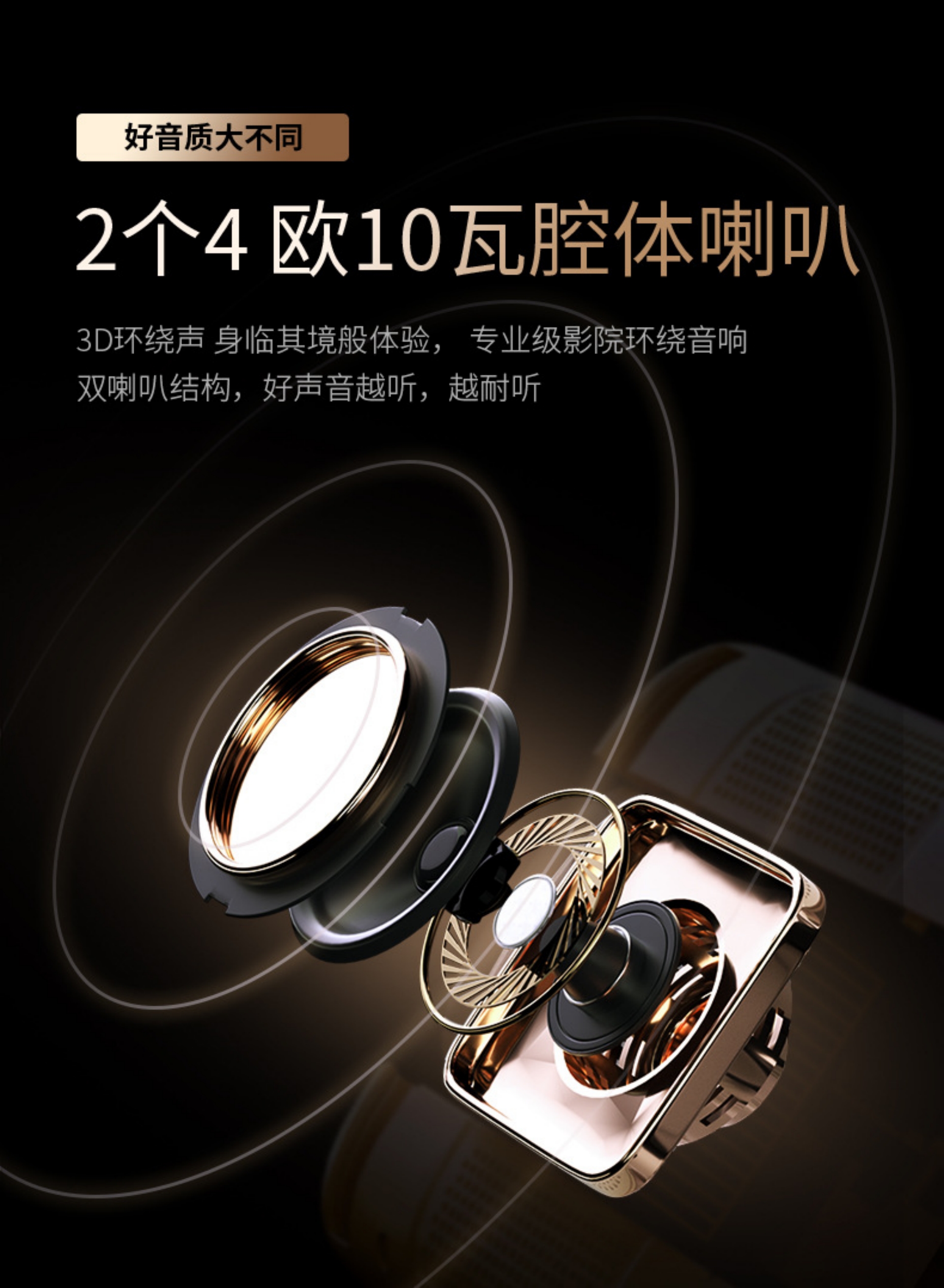 S7 Projector - Auto-Focus, HiSilicon Chip, AI Smart, Ultra HD (High-Brightness Version), Black(图5)