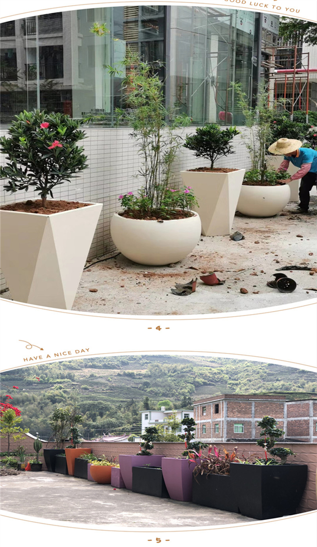 Prefabricated Concrete Flower Box - 2(图3)